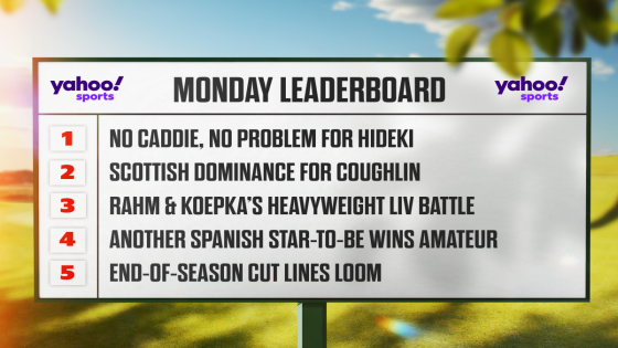 Monday Leaderboard: No caddie, no problem for Hideki Matsuyama in FedEx Cup playoffs – MASHAHER