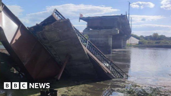 Ukraine incursion destroys key Russian bridge in Kursk region – MASHAHER