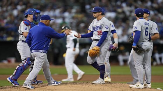 Dodgers’ troubling skid continues with loss to lowly Oakland A’s – MASHAHER