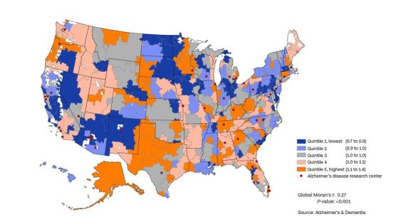 Your ZIP code may determine your dementia diagnosis, study finds – MASHAHER