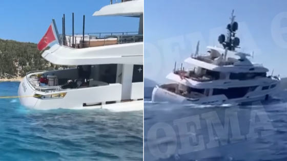 Huge 150ft superyacht worth £150k-a-week sinks off Greek island after crew ‘left side door open’ – MASHAHER