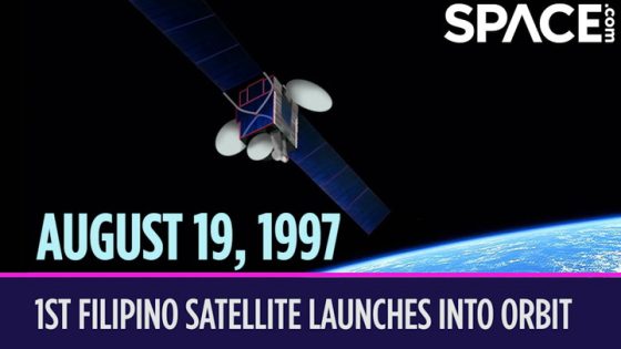 OTD In Space – August 19: 1st Filipino Satellite Launches Into Orbit – MASHAHER