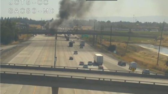 Several vehicles catch fire after crash on I-80 in Sacramento – MASHAHER