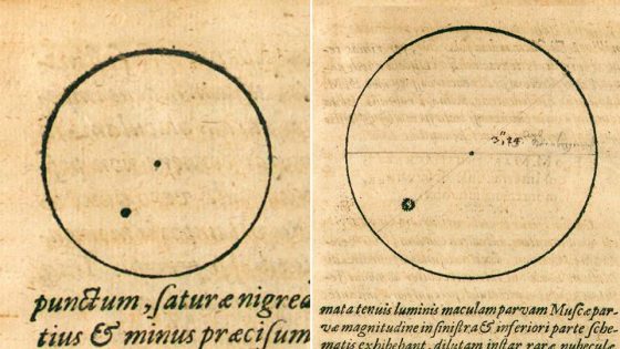 Johannes Kepler thought he sketched Mercury orbiting across the sun. What he actually captured has solved a solar mystery – MASHAHER