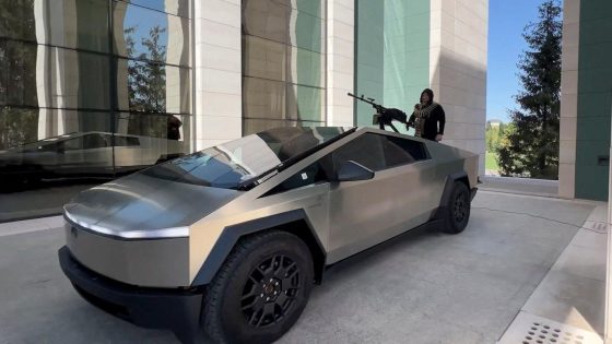 Russia’s Kadyrov equips Tesla truck with machine gun – MASHAHER