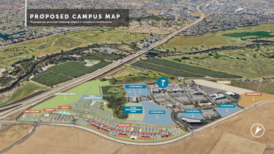 450 housing units, 173 hotel rooms, 30 shops. Valley Children’s unveils development plans – MASHAHER