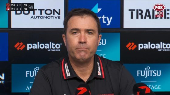 Brad Scott’s frosty exchange over Dyson Heppell question in tense press conference, Sydney Swans defeat Essendon Bombers – MASHAHER