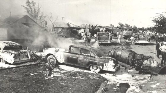 On Aug. 25, 1961, a jet fighter crashed into a Midwest City neighborhood – MASHAHER