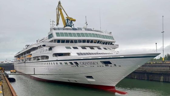 A residential cruise ship that’s supposed to sail the world for 3 years has been stuck in Northern Ireland for 3 months – MASHAHER