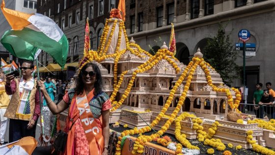 Ram Mandir float graces India Day Parade in New York – MASHAHER