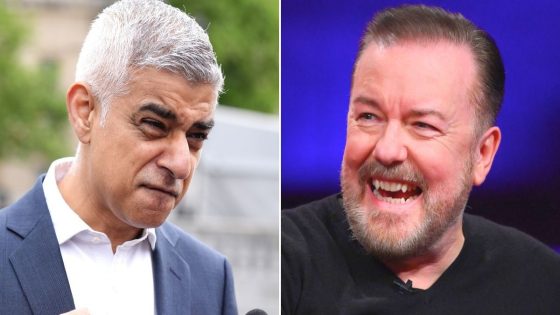 Ricky Gervais says Sadiq Khan’s TfL BANNED new drinks advert on Underground as fans blast ‘joyless’ reason – MASHAHER