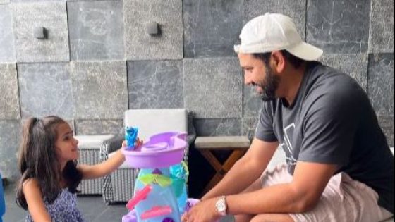 Rohit Sharma spends leisure time with Samaira – MASHAHER