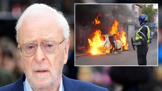 Sir Michael Caine, 91, issues savage two-word response to rioters across Britain – MASHAHER