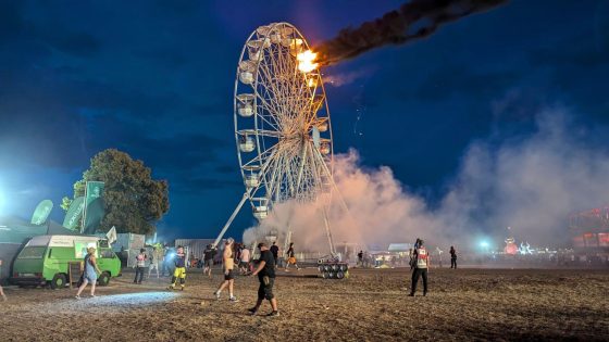 Ferris wheel catches fire at music festival in Germany – around 30 people injured | World News – MASHAHER