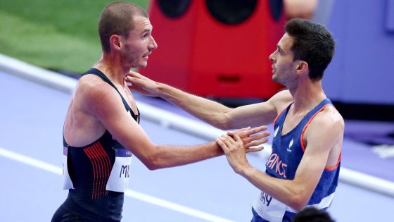 Team GB runner George Mills confronts French athlete at Paris Olympics after pair collide in men’s 5000m heat | UK News – MASHAHER