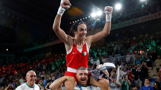 Algerian boxer Imane Khelif, at centre of Olympics gender row, files legal complaint over online harassment | World News – MASHAHER