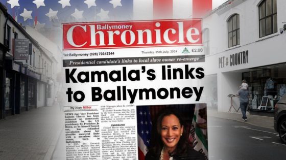 The curious tale of Kamala Harris and the Irish slave owner | UK News – MASHAHER