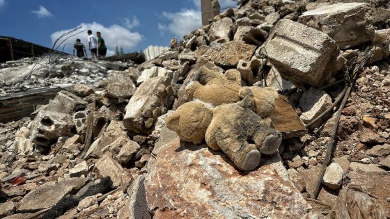 ‘They’ve just killed innocent people’: Anger in Lebanon after Israeli strike – as teddy bears and children’s shoes among rubble | World News – MASHAHER