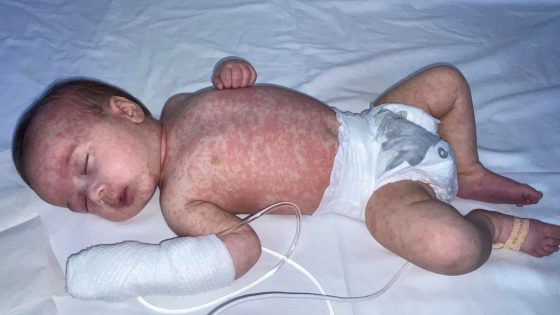 Mum urges parents to vaccinate children after baby left ‘struggling to breath’ with measles | UK News – MASHAHER