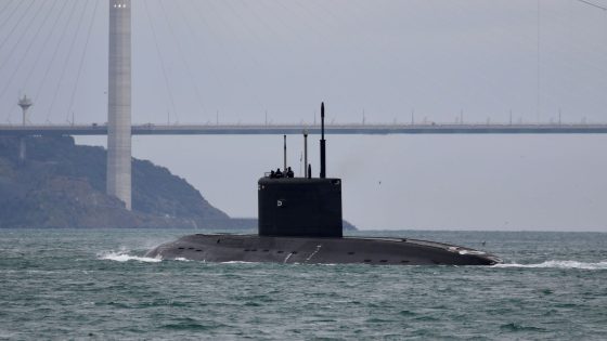 Ukraine says it has sunk a Russian submarine before launching drone strikes across the border | World News – MASHAHER