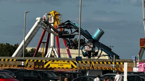 People stuck for hours mid-air after Skegness Pleasure Beach ride malfunctions | UK News – MASHAHER