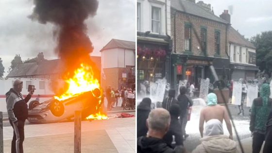 Riots in Sunderland as police face ‘serious violence’ after hundreds march on city centre | UK News – MASHAHER