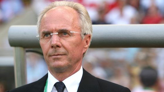 Sven-Goran Eriksson: Former England manager dies aged 76 | World News – MASHAHER