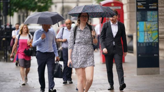 UK weather: Warning issued with wet and windy conditions on the way for parts of country in August | UK News – MASHAHER