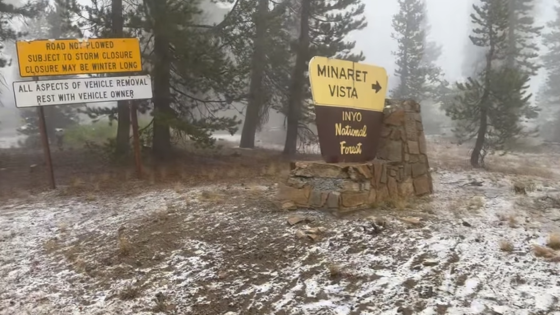 California experiences rare August snowfall in Sierra Nevada Mountains near Mammoth – MASHAHER