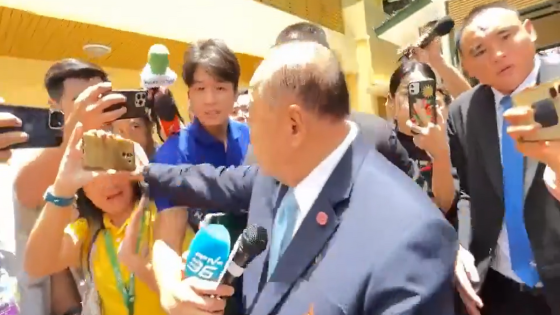 Thailand MP slaps reporter in face TWICE as he refuses to answer simple question – MASHAHER