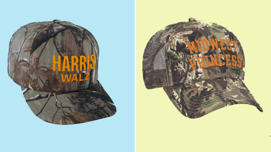 Kamala Harris Tim Walz Camo Hat Inspired by Chappell Roan Merch – MASHAHER