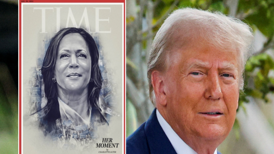 Donald Trump compliments ‘beautiful’ Kamala Harris that ‘looks like Melania’ on TIME cover – MASHAHER