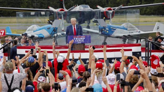 Trump speaks from behind bulletproof glass at 1st outdoor rally since Butler shooting – MASHAHER