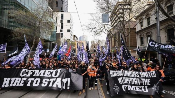 CFMEU rallies: Thousands of workers around the country strike in support of union – MASHAHER