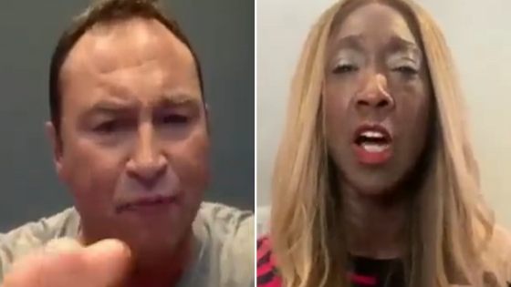 Nana Akua in furious row with Jason Cundy as taking the knee RETURNS to Premier League: ‘You’re talking garbage!’ – MASHAHER