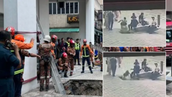 Woman plunges down 26ft sinkhole as pavement collapses – MASHAHER