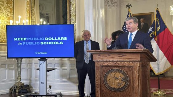 North Carolina’s governor vetoes private school vouchers and immigration enforcement orders – MASHAHER