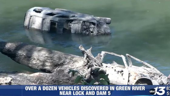 Dam Demolition Reveals Several Sunken Cars In Kentucky – MASHAHER