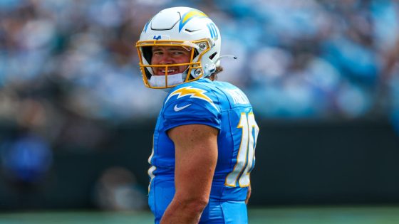 Chargers QB Justin Herbert ‘feeling much better’ after suffering ankle injury vs. Panthers, says coach Jim Harbaugh – MASHAHER