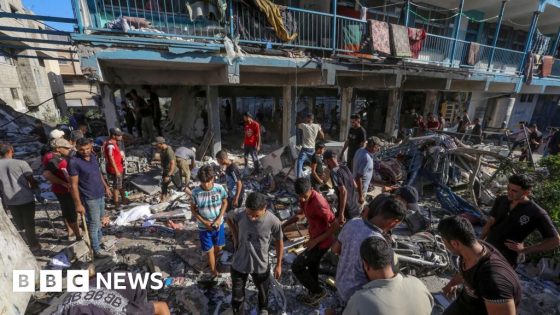 Israeli strike on Gaza school kills at least 14 – MASHAHER