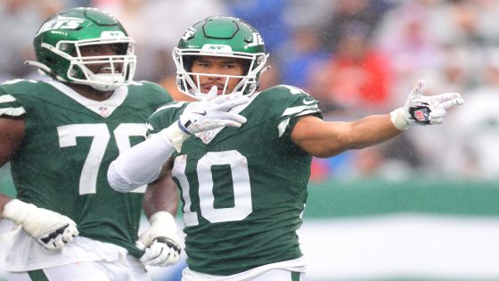 Jets WR Allen Lazard penalized for gun celebration after catch in loss to Broncos – MASHAHER