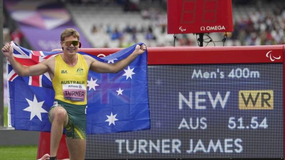 Paris Paralympics: Australian sprinter James Turner smashes his own record to score gold – MASHAHER