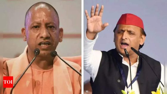 ‘No brain, only steering ..’ It’s Akhilesh Yadav vs Yogi Adityanath over ‘bulldozer action’ in UP | India News – MASHAHER