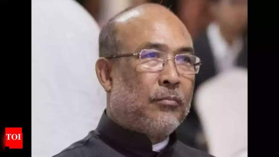 Manipur CM Biren Singh calls emergency cabinet meet amid recent surge in violence | India News – MASHAHER