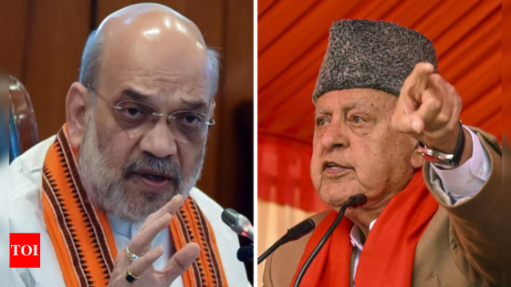 ‘We are against the India they want to create’: Farooq Abdullah’s retort to Amit Shah | India News – MASHAHER