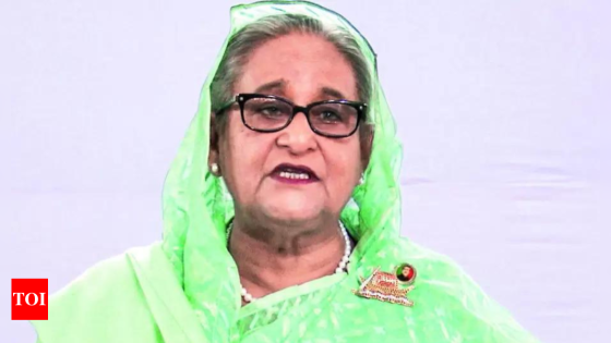 Bangladesh plans Sheikh Hasina’s extradition to put her on trial for ‘mass killings’ | India News – MASHAHER