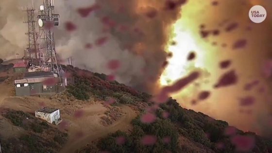 Timelapse footage shows wildfire destroying a California weather-monitoring station – MASHAHER