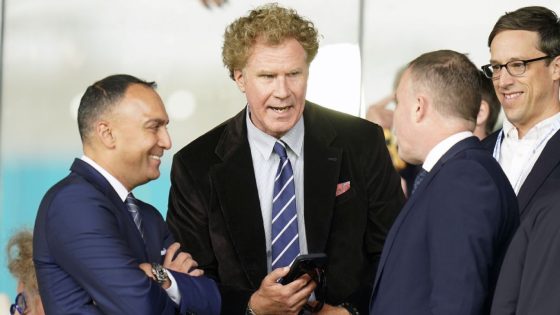 Actor Will Ferrell attends Leeds-Burnley Championship match – MASHAHER