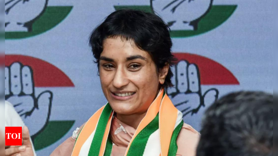 ‘Symbol of hand will act as slap’: Vinesh Phogat takes aim at BJP ahead of Haryana polls | India News – MASHAHER