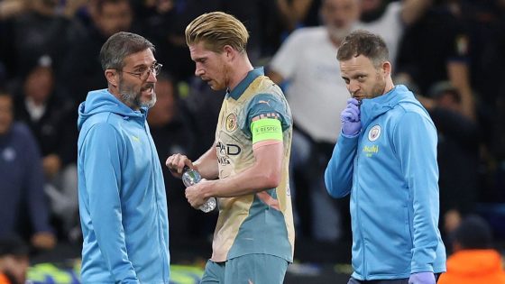 Kevin De Bruyne gives Man City injury scare before Arsenal clash – MASHAHER